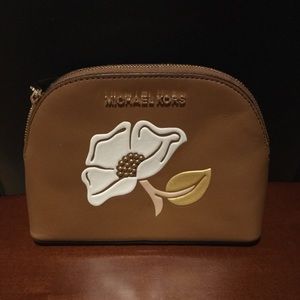 Michael Kors Nouveau Floral Large Travel Pouch